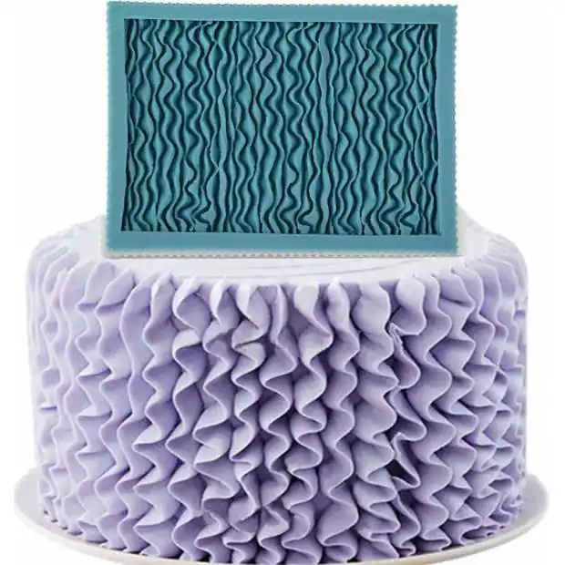 Silikonová formička na povrchy třásně 15x11cm - Cakesicq Nová Kolekce