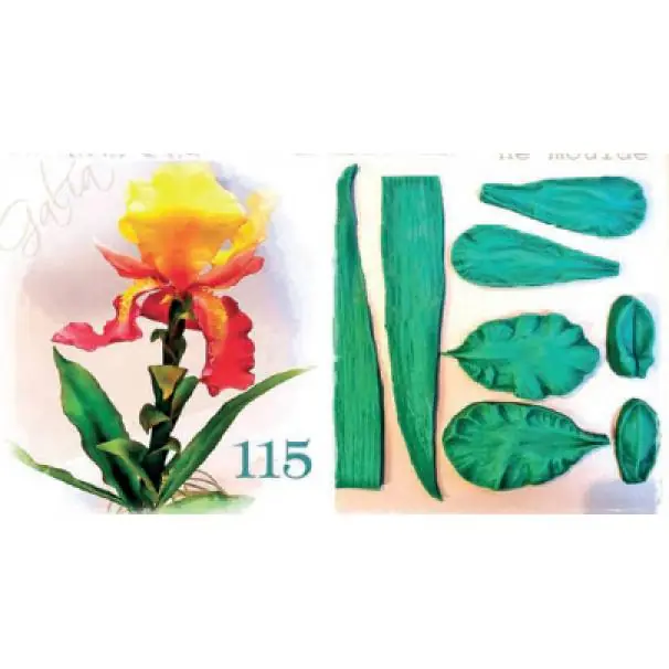 Silikonová forma žilkovač 5x19cm - Galias Moulds Nejprodávanější
