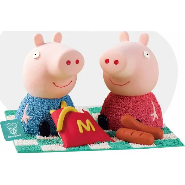 Silikonová forma velké prasátko Pepa 15x10 cm - Cakesicq Horká Nabídka