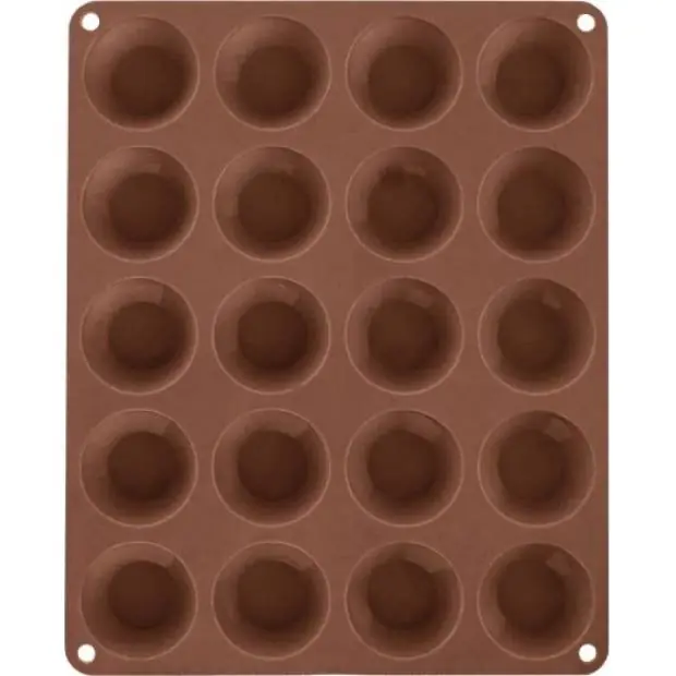 Orion silikonová pečicí forma na mini muffiny hnědá (na 20 ks) Sezónní Sleva