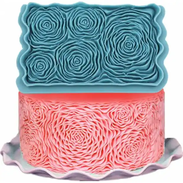 Silikonová formička na povrchy růže 18x11,5cm - Cakesicq Cenový Hit