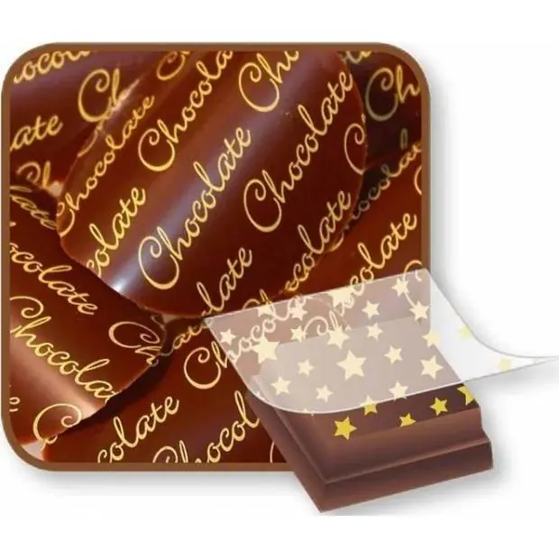 Bombasei transfer fólie Chocolate 36,5 x 25 cm Novinka