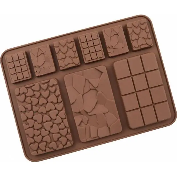 Silikonová forma na mini čokoládky 20x15cm - Cakesicq Vysoce Kvalitní