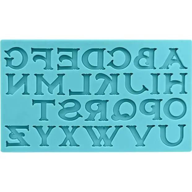 Silikonová forma abeceda Odeslání Ihned