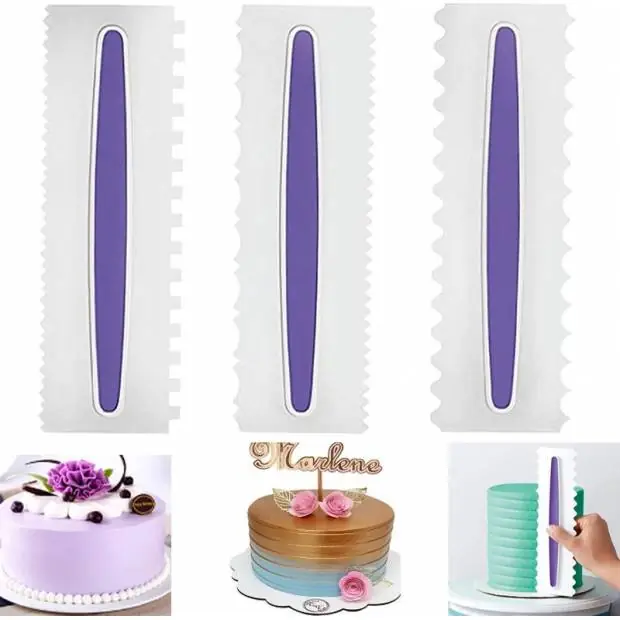 Stěrka na okraje dortů 3ks 23x7,5cm - Cakesicq Objednat Nyní