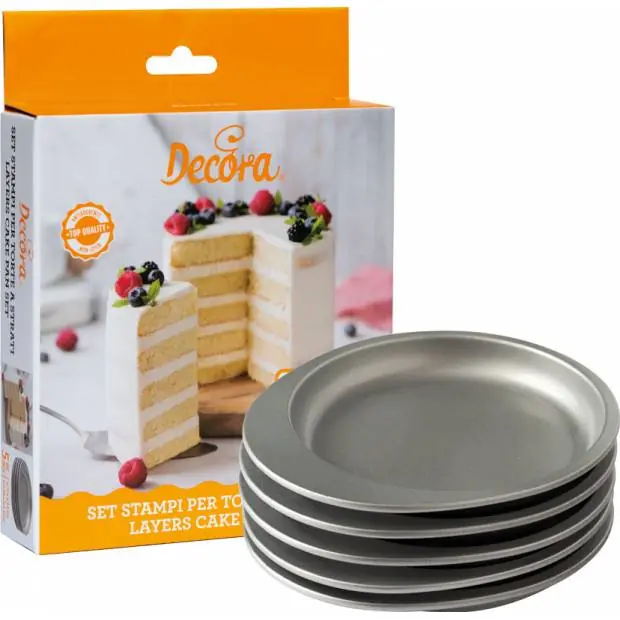 Set 5ks kulatých forem 15 x 3,5 cm Speciální Cena