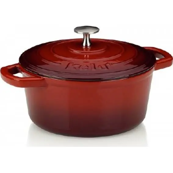 Pekáč CALIDO, litina, červená O21cm x v10cm 2.5L Aktuální