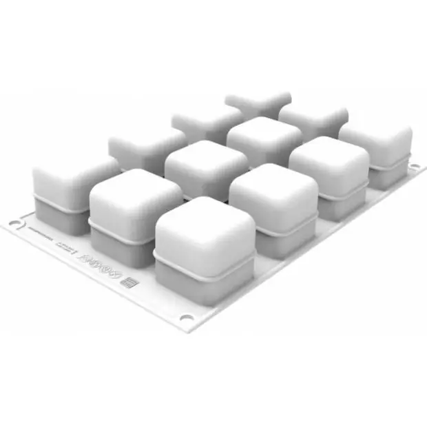Silikonová forma Cubo 3D 30x17,5cm 1l Vysoce Kvalitní