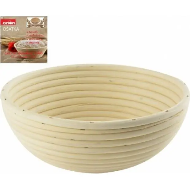 Ošatka na kynutí chleba z ratanu - kulatá 21cm Originální