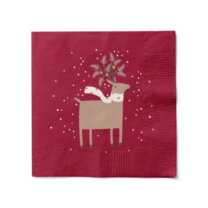 Papírové ubrousky Oh Deer - Red Expresní Doručení