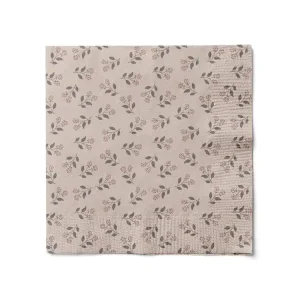 Papírové ubrousky Vintage Flowers - Beige Must-Have