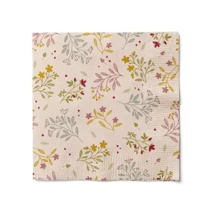 Papírové ubrousky Flower Days - Beige Poslední Šance