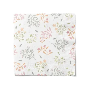 Papírové ubrousky Flower Days - White Koupit Online