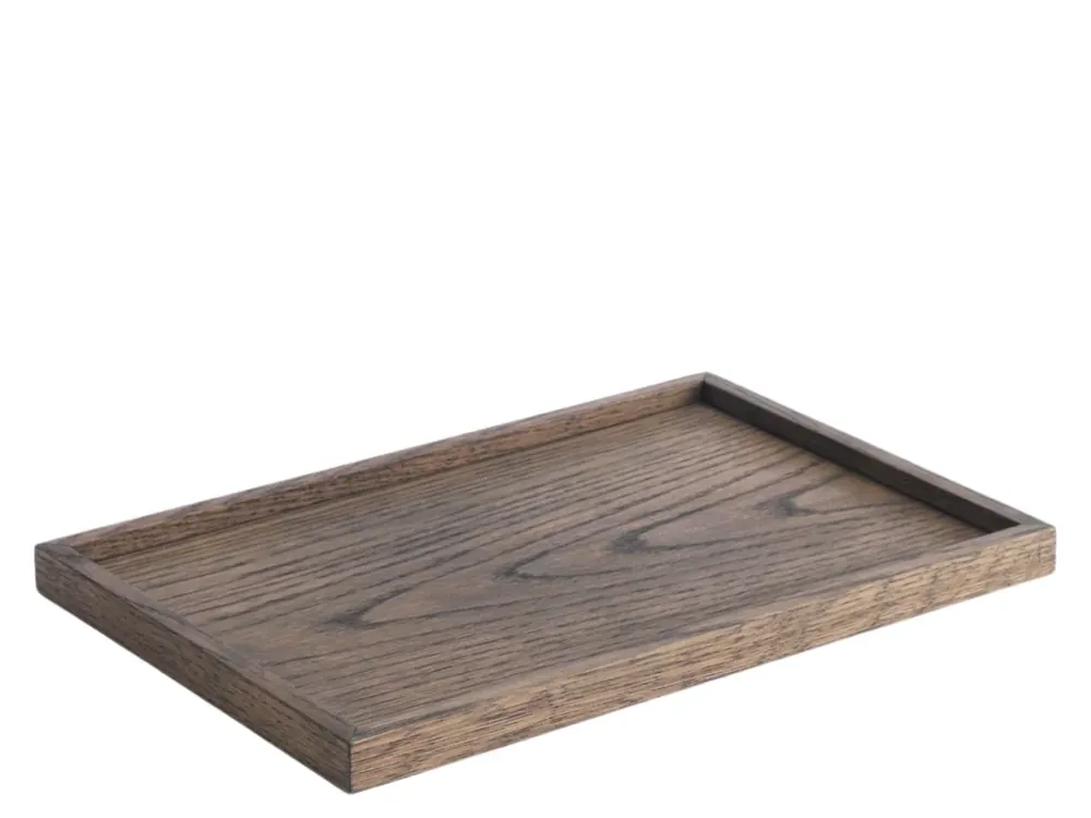 Dřevěný podnos Square Dark Oak - Medium Cenová Bomba