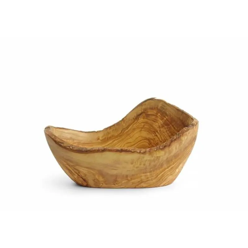 Dekorativní miska z olivového dřeva 30 x 19 x 11 cm, hmotnost 2 kg Dokud Zásoby Vydrží