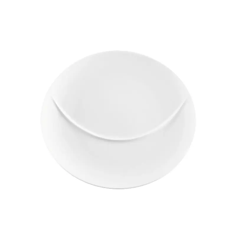 Dělený talíř oválný FITNESS 34 cm bílý porcelán Akce