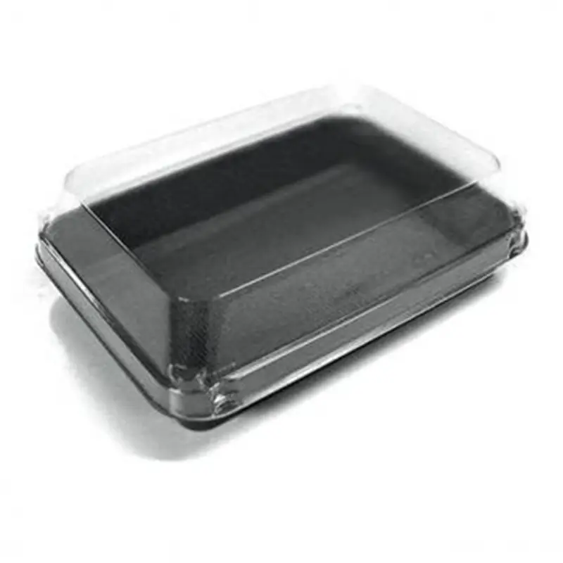 Pouze Dnes Menubox černý transparentní 0,5 l, polystyren 185 x 134 x 54 mm, 200 ks