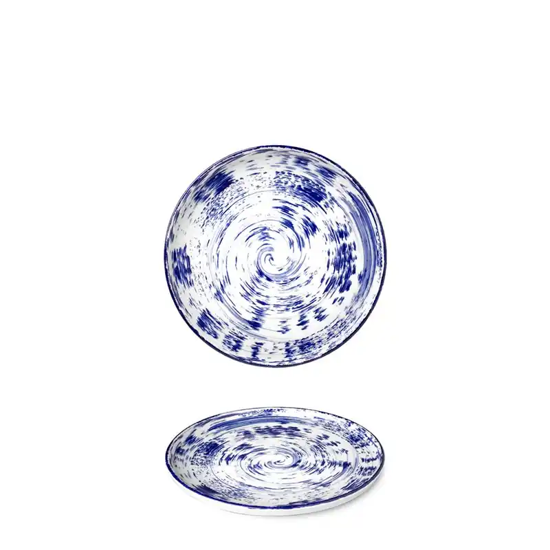 Objednat Nyní Mělký talíř Optimo modrý 20 cm, porcelán, 6 ks