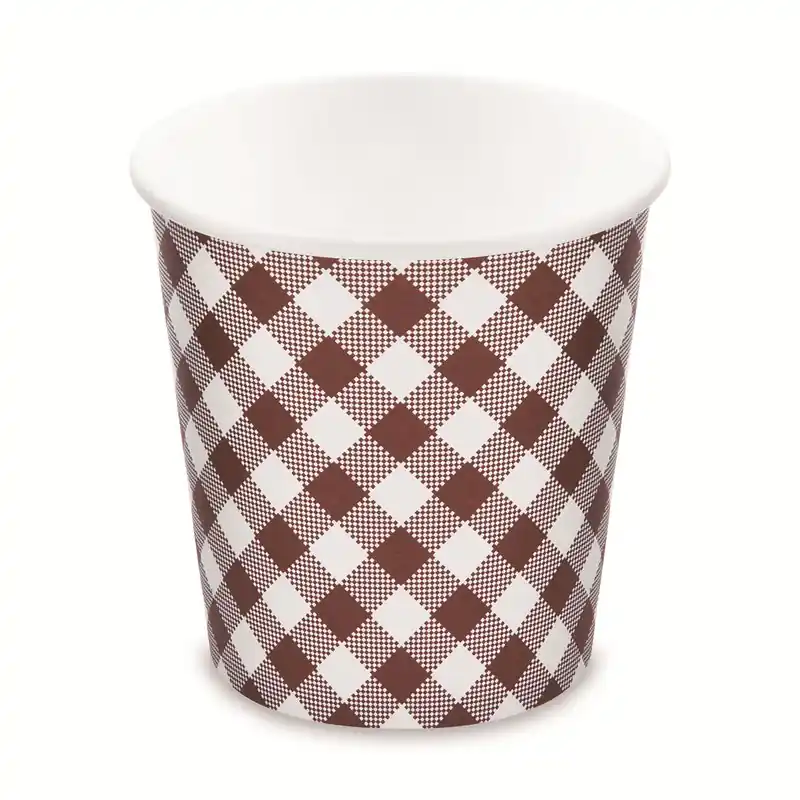 Sezónní Sleva Papírová miska kulatá KARO 750ml 11,5x11,5cm, 50 ks