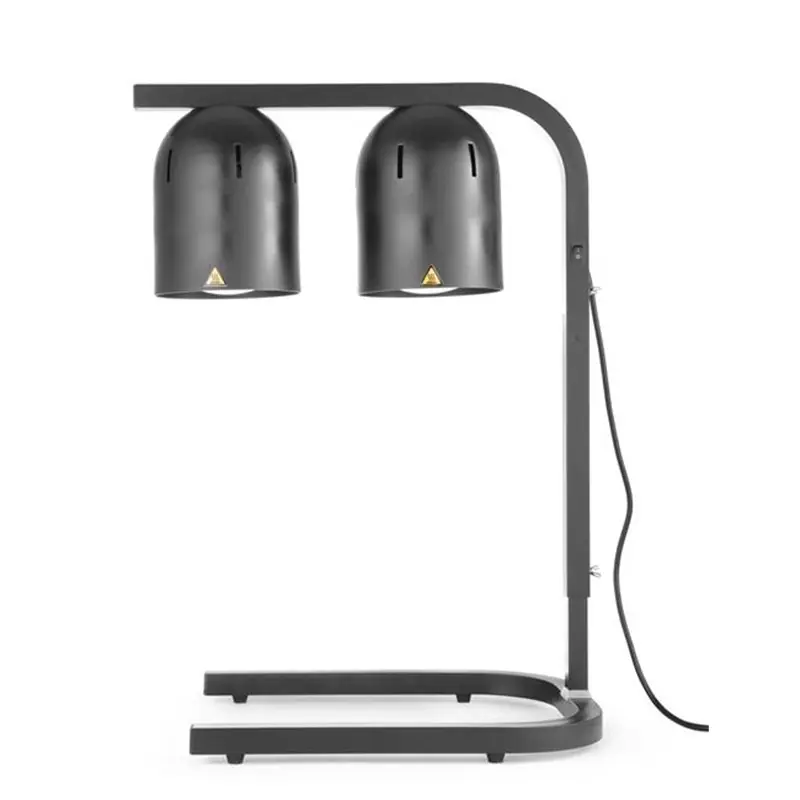 Cenová Bomba Lampa na ohřev jídla černá s nastavitelnou výškou 590–790 mm, výkon 500 W