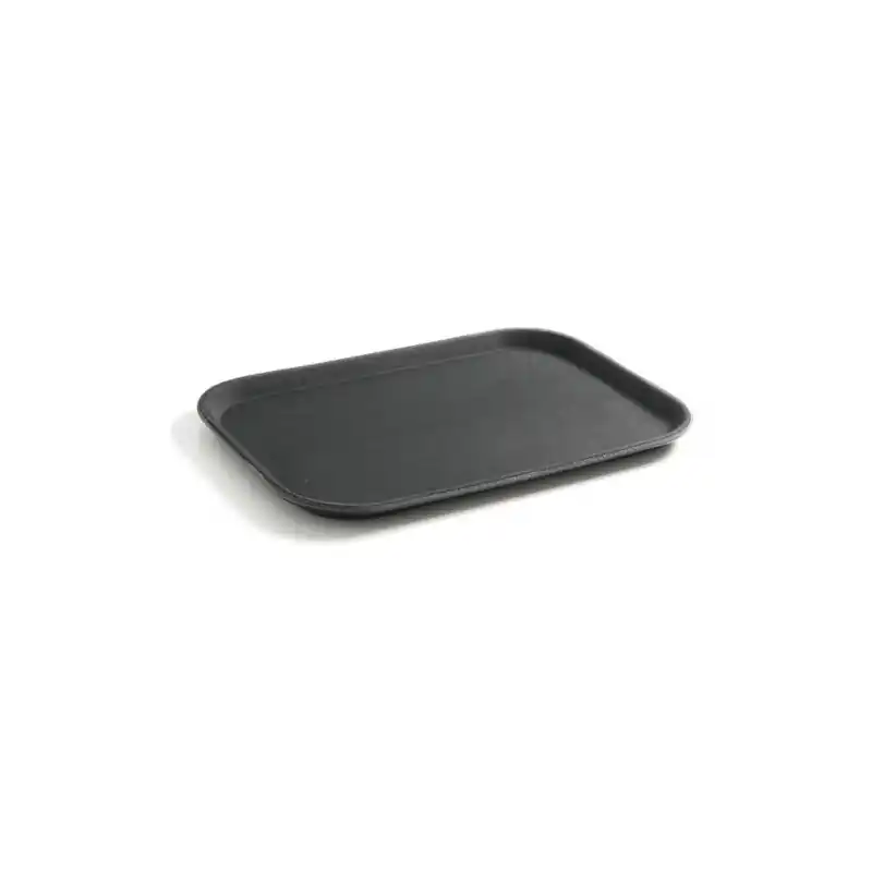 Servírovací tác obdélníkový černý z polypropylenu 53 x 32,5 cm Aktuální