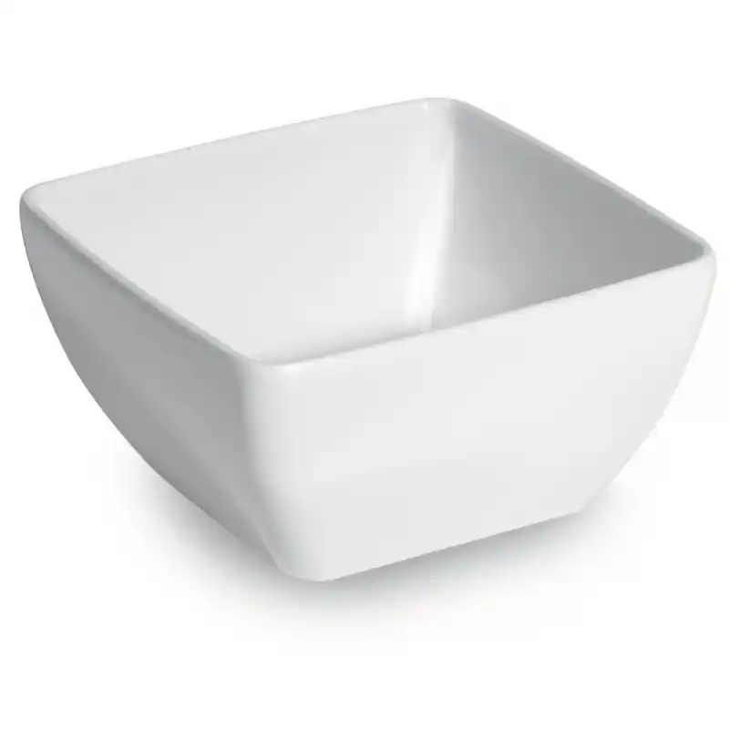 Mísa čtvercová z melaminu 19 x 19 x 10 cm bílá Tovární Cena