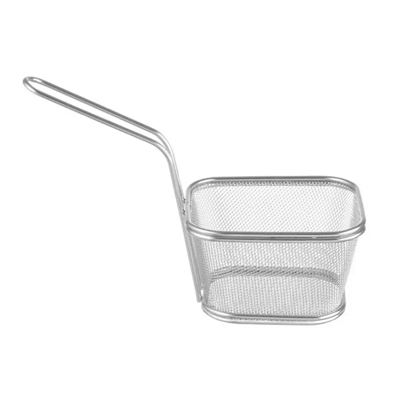 Mini košík na smažené pokrmy nerezový 13 x 11,5 x 8 cm Speciální Cena