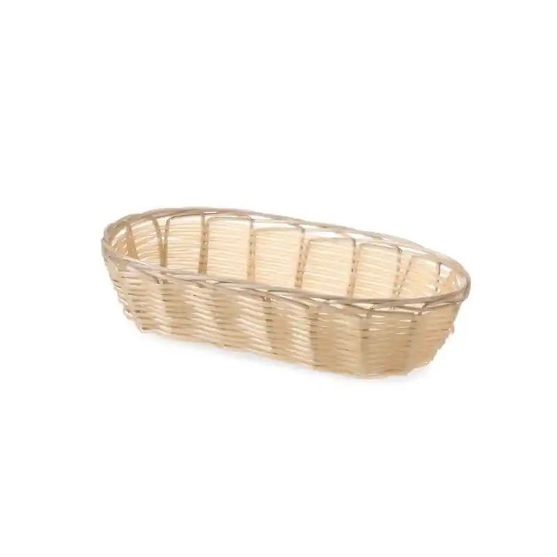 Bezpečná Platba Oválný košík z polyratanu 22,5 x 11 x 6 cm
