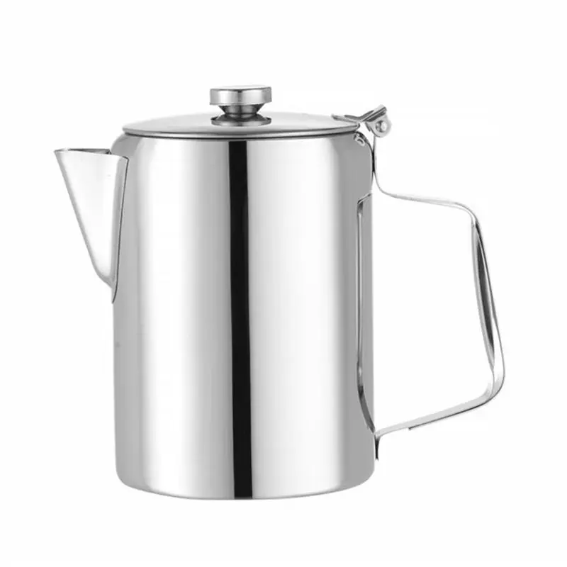 Omezená Nabídka Konvice na kávu a čaj z nerezové oceli HENDI 1,4 l, průměr 12,6 cm, výška 18,5 cm