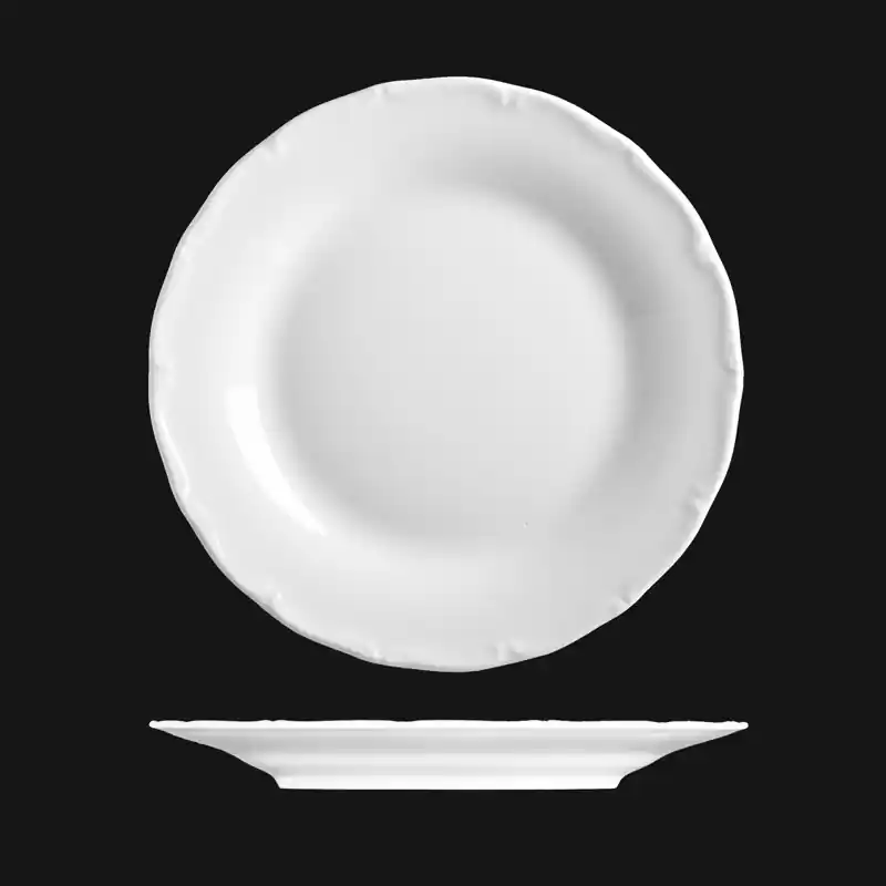 Ověřený Mělký talíř Verona bílý 28 cm, porcelán