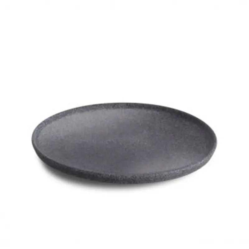 Nakupujte Hned Mělký talíř Granit šedý průměr 20 cm