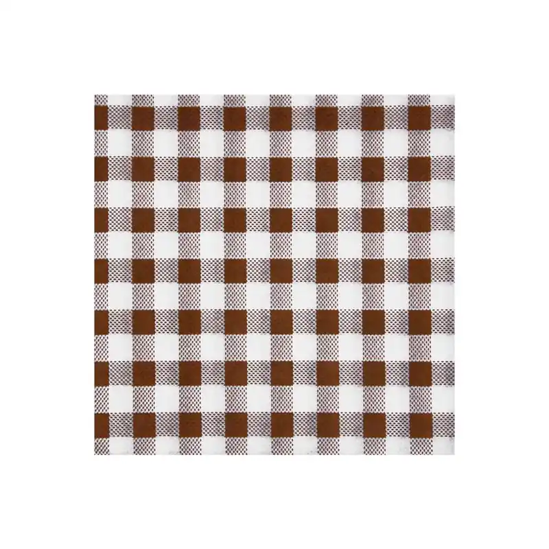 Jednovrstvé ubrousky hnědé 33 x 33 cm, 100 ks Akční Cena
