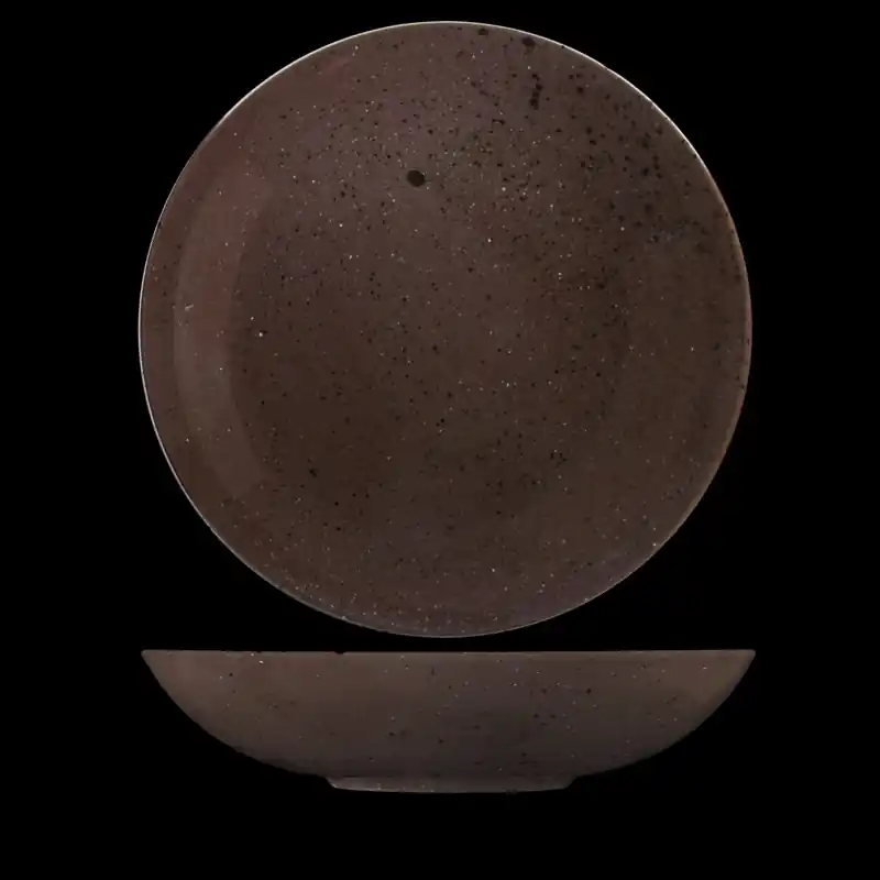 Talíř na těstoviny LIFESTYLE 26 cm černý porcelán Sezónní Sleva