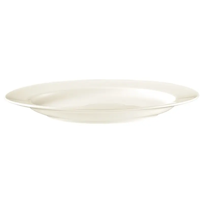 Levný Oválný talíř DIAMANT 33 cm krémový porcelán