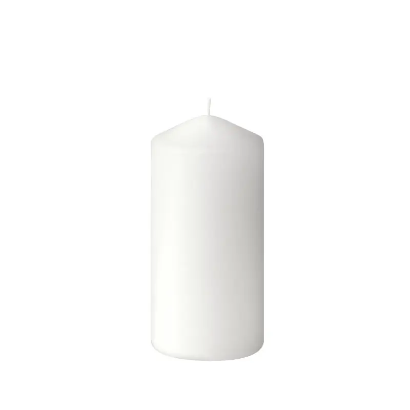 Cenový Hit Svíčka sloupek bílá 150 x 70 mm, 6 ks