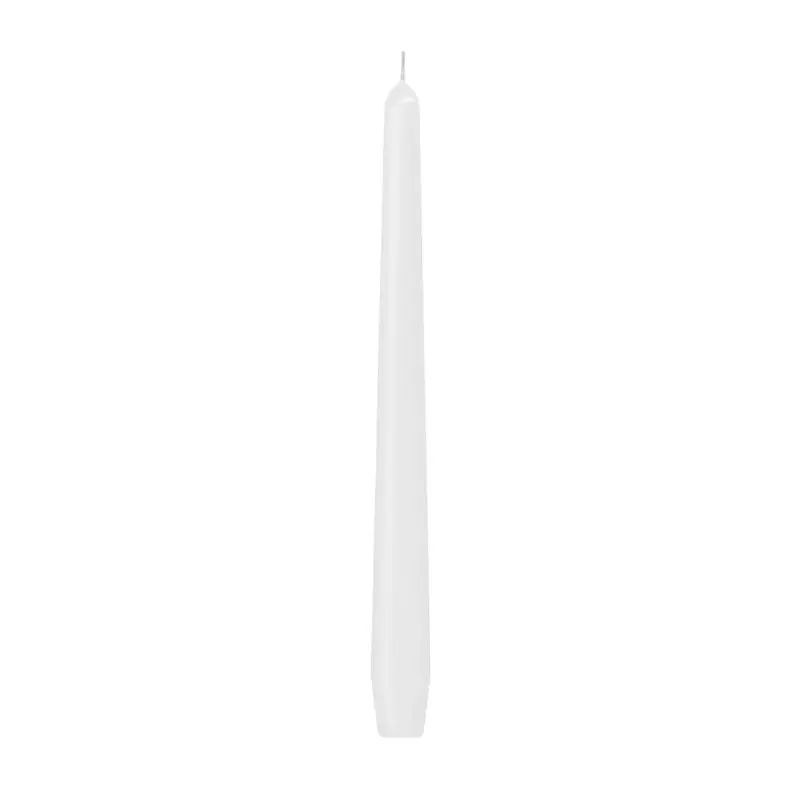 Tovární Cena Svíčka konická bílá 245 mm, 10 ks