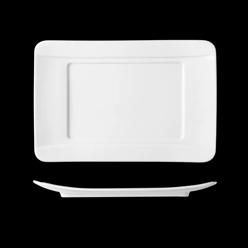 Akce Podnos pod zapékací mísu porcelánový bílý 23,7 x 16 cm