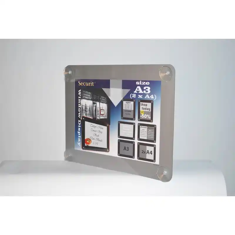 Informační rámeček na plakát A3 šedý (2 x A4) 39 x 52 cm Koupit Online