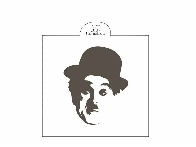 Nakupujte Hned Stencil Charlie Chaplin
