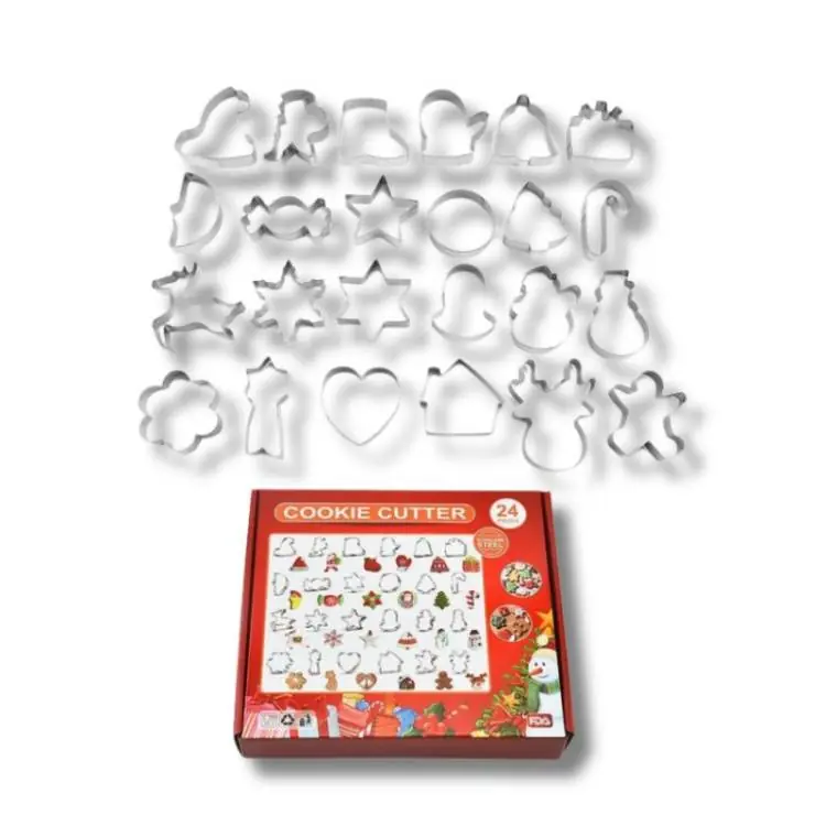 Sada vánočních vykrajovátek (24 ks) Zlevněný