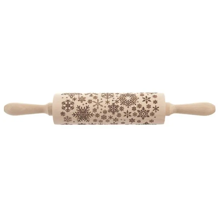 Přímo Od Výrobce Orion Válec dřevěný se vzorem sněhových vloček 20/38 cm