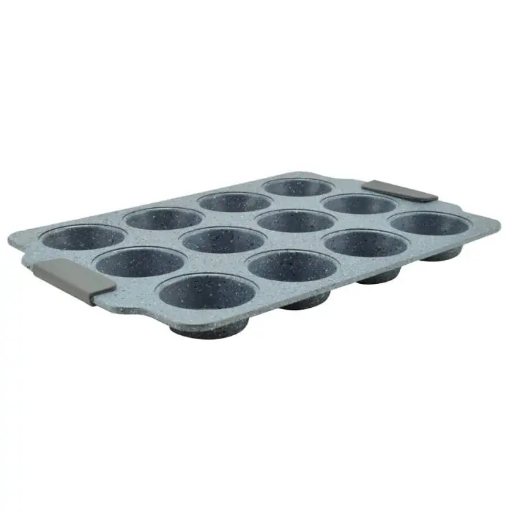 Akční Cena Nepřilnavá forma na muffiny Perfect Home se silikonovými úchyty (na 12 ks)