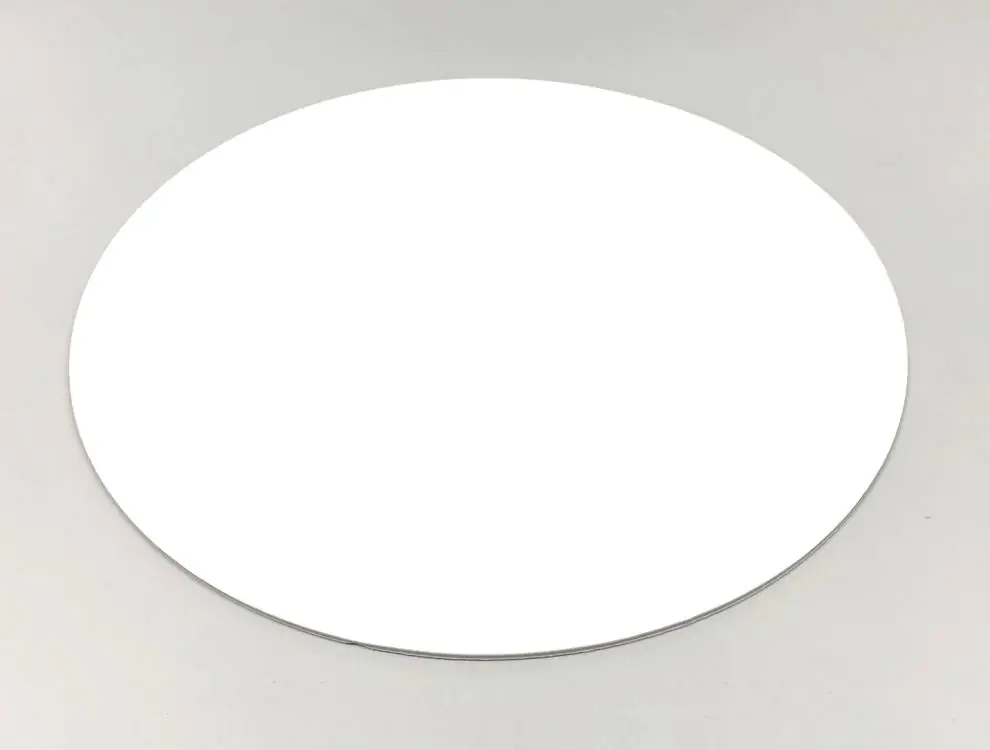Podložka pod minidezerty bílá tenká rovná kruh 8 cm (1 ks) Sleva
