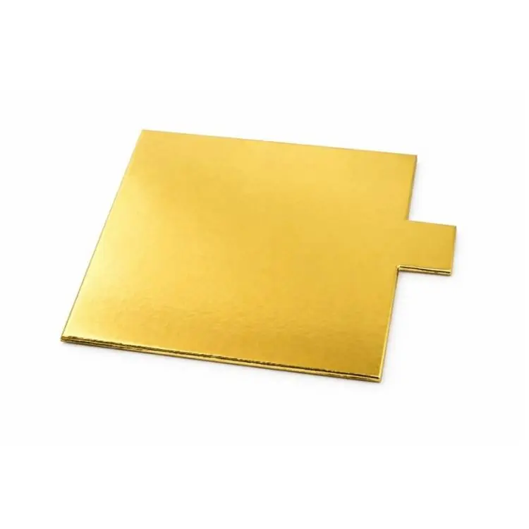 Jen Po Omezenou Doba Podložka pod minidezerty tenká Cake Star zlato-stříbrná čtverec 9 x 9 cm (1 ks)