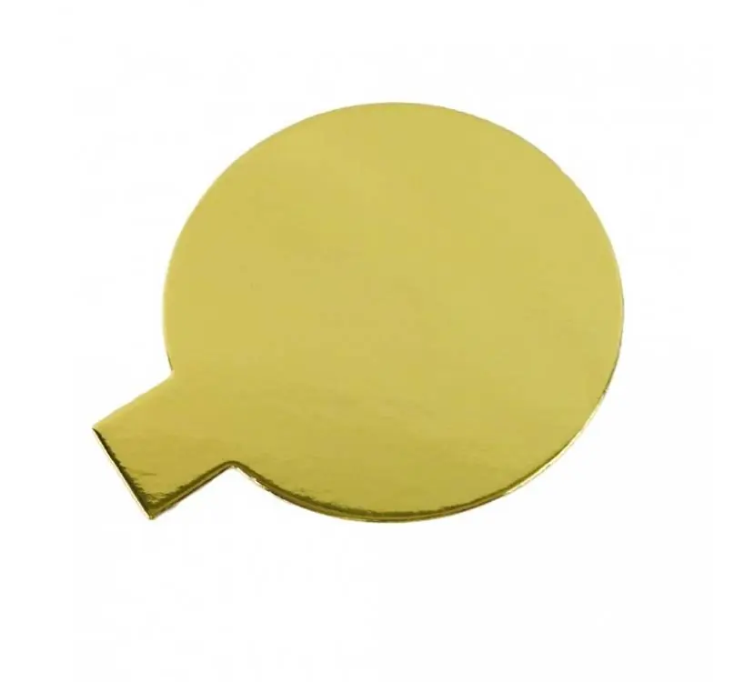 Podložka pod minidezerty tenká Cake Star zlato-stříbrná kruh 10 cm (1 ks) Ihned K Objednání
