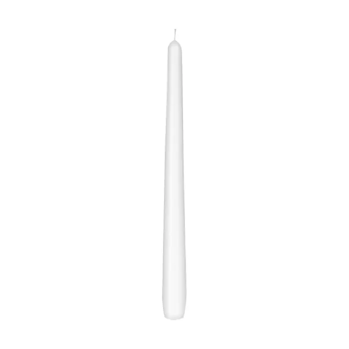 Výhodná Nabídka Svíčky 25 cm / 50 ks, bílé, kónické