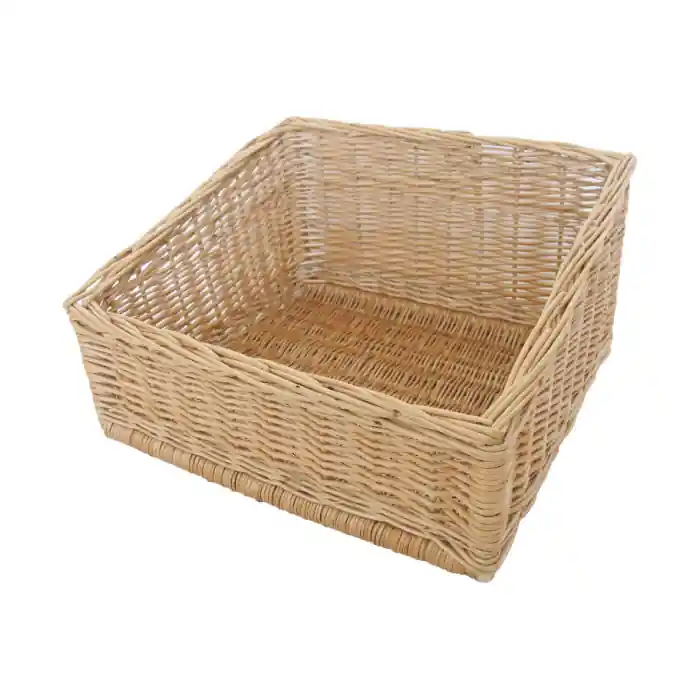 Cenový Hit Pultový koš 45 x 40 x 15 / 25 cm proutěný