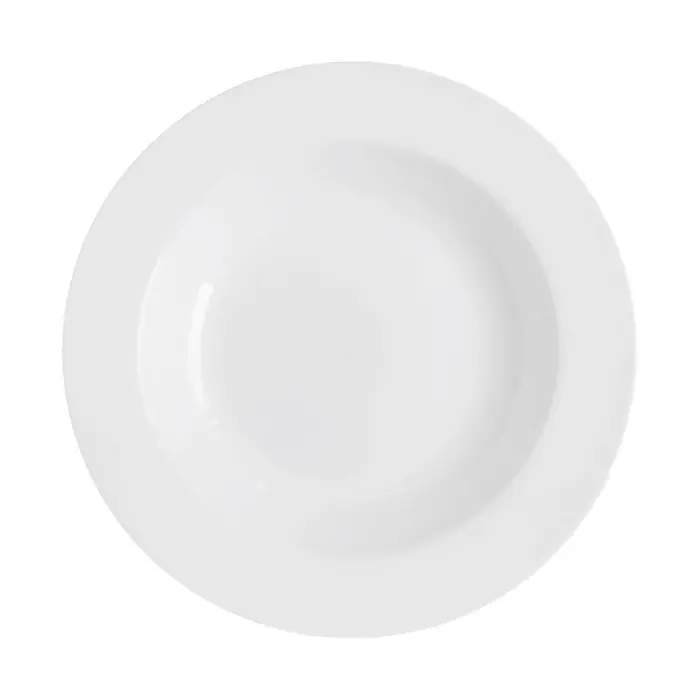 Cenová Bomba Hluboký talíř BISTRO 22cm, bílý porcelán