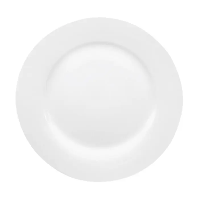 Mělký talíř BISTRO 24cm, bílý porcelán Tovární Cena