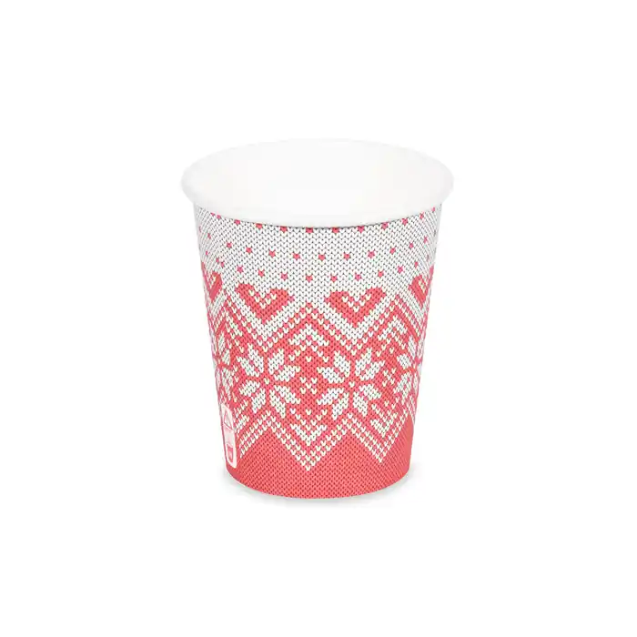 Ihned K Objednání kelímek papírový Zimní období 280ml M / 50ks (pr. 80mm)